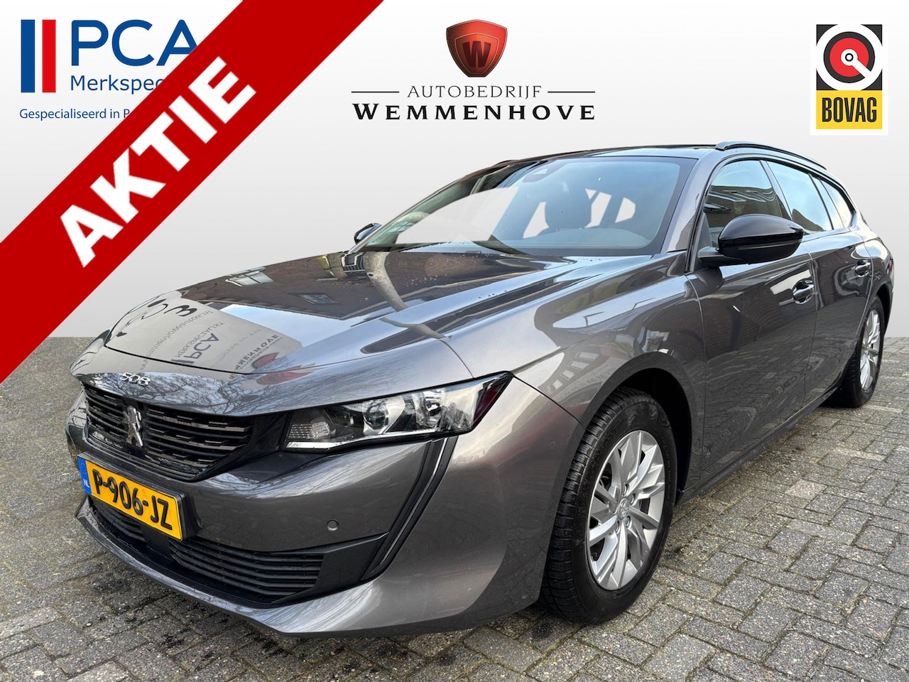 Peugeot 508 SW - 1.2 PureTech Automaat Active Pack Business Distributieriem is/ wordt vervangen airco-Ecc/N - AutoWereld.nl