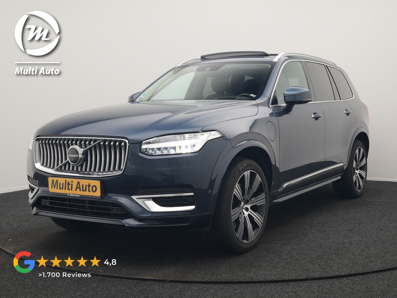 Volvo XC90 - T8 Recharge AWD Inscription PHEV 395pk Dealer O.H | Panodak | Head Up | Adaptive Cruise | - AutoWereld.nl