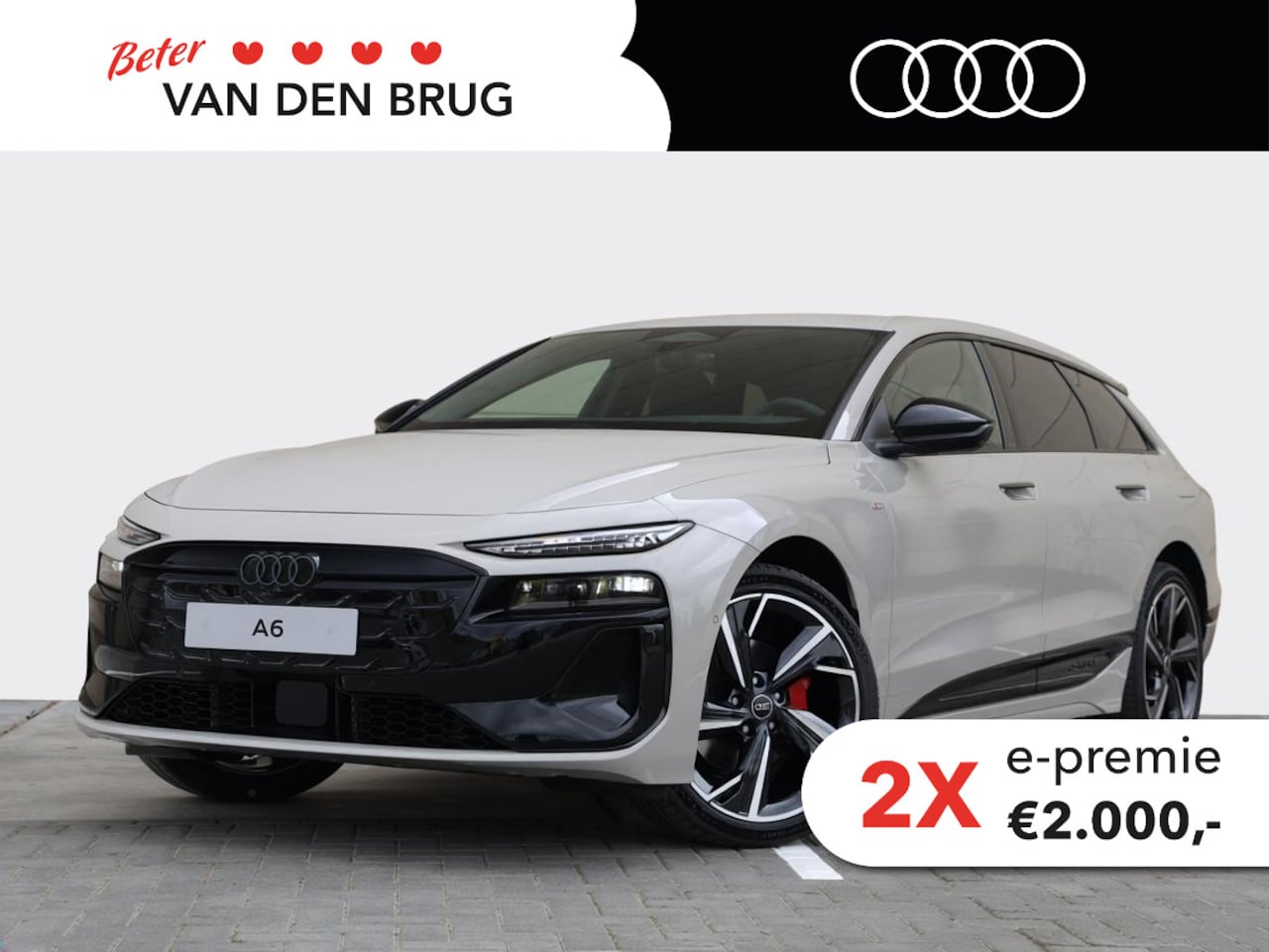 Audi A6 Avant e-tron - S edition 83 kWh 210kW / 286PK Avant Levering april | 21inch | Alcantara | Trekhaak | Rode - AutoWereld.nl