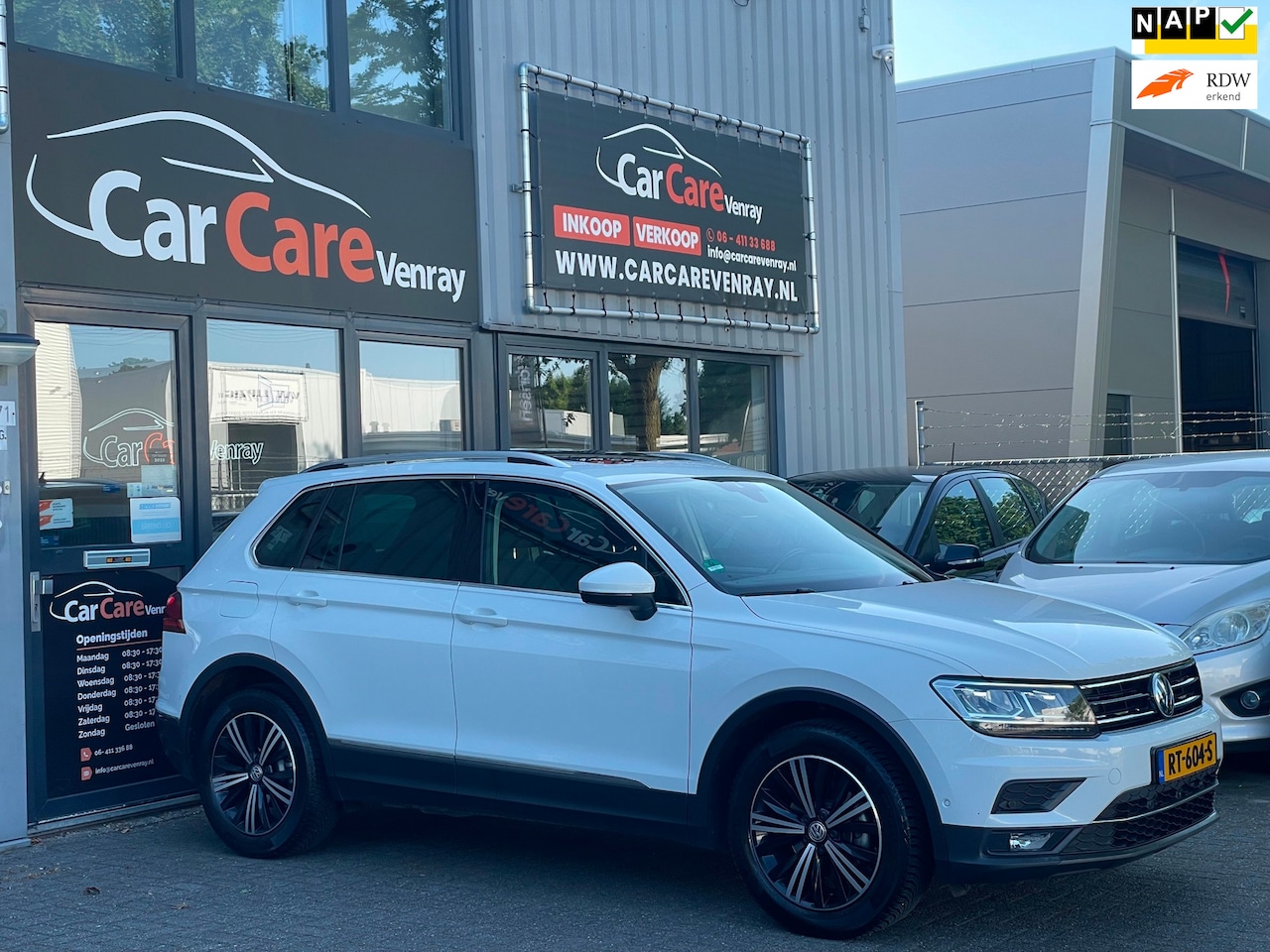 Volkswagen Tiguan - 1.4 TSI ACT Highline|AUTOMAAT|APK12-2026|ACC|NAVIGATIE|PANO|MASSAGESTOEL|DAB+ - AutoWereld.nl