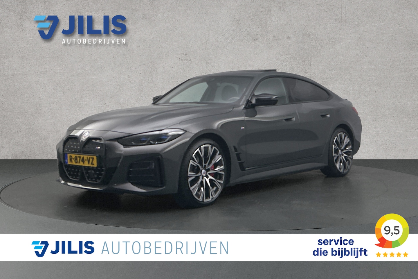 BMW i4 - M50 High Executive 84 kWh | Schuif-/kanteldak | Lederen bekleding | LED koplampen - AutoWereld.nl