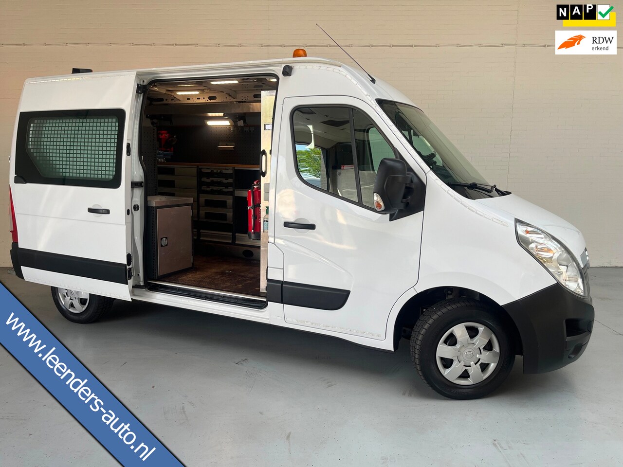 Opel Movano - SERVICEWAGEN AUTOMAAT 2.3 CDTI BiTurbo 170pk euro6 L2H2 V230 OMVORMER BOTT INRICHTING STAN - AutoWereld.nl