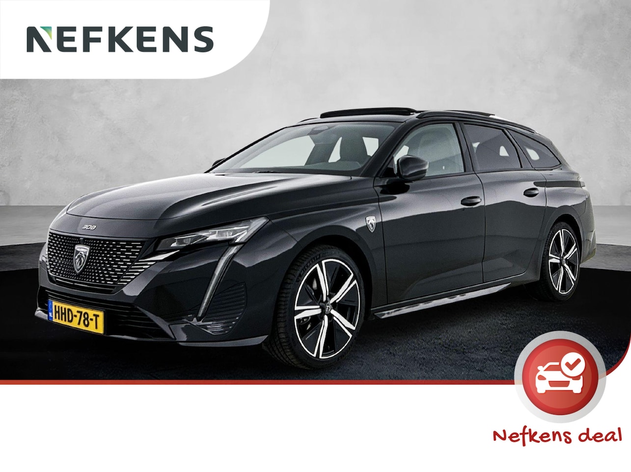 Peugeot 308 SW - GT Hybrid 145pk Automaat | Navigatie | Panoramisch schuif-kanteldak | 360° Camera | Matrix - AutoWereld.nl