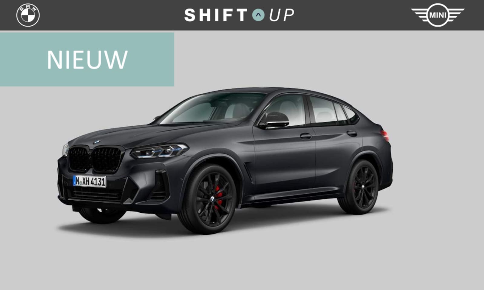 BMW X4 - xDrive20i Frozen Black | M-Sport | Panoramadak | Head Up - AutoWereld.nl