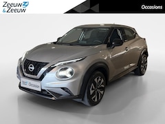 Nissan Juke - 1.0 DIG-T Acenta *Navi(Carplay)+Camera*Airco*Cruise*Lane Assist*Trekhaak*Hoge instap