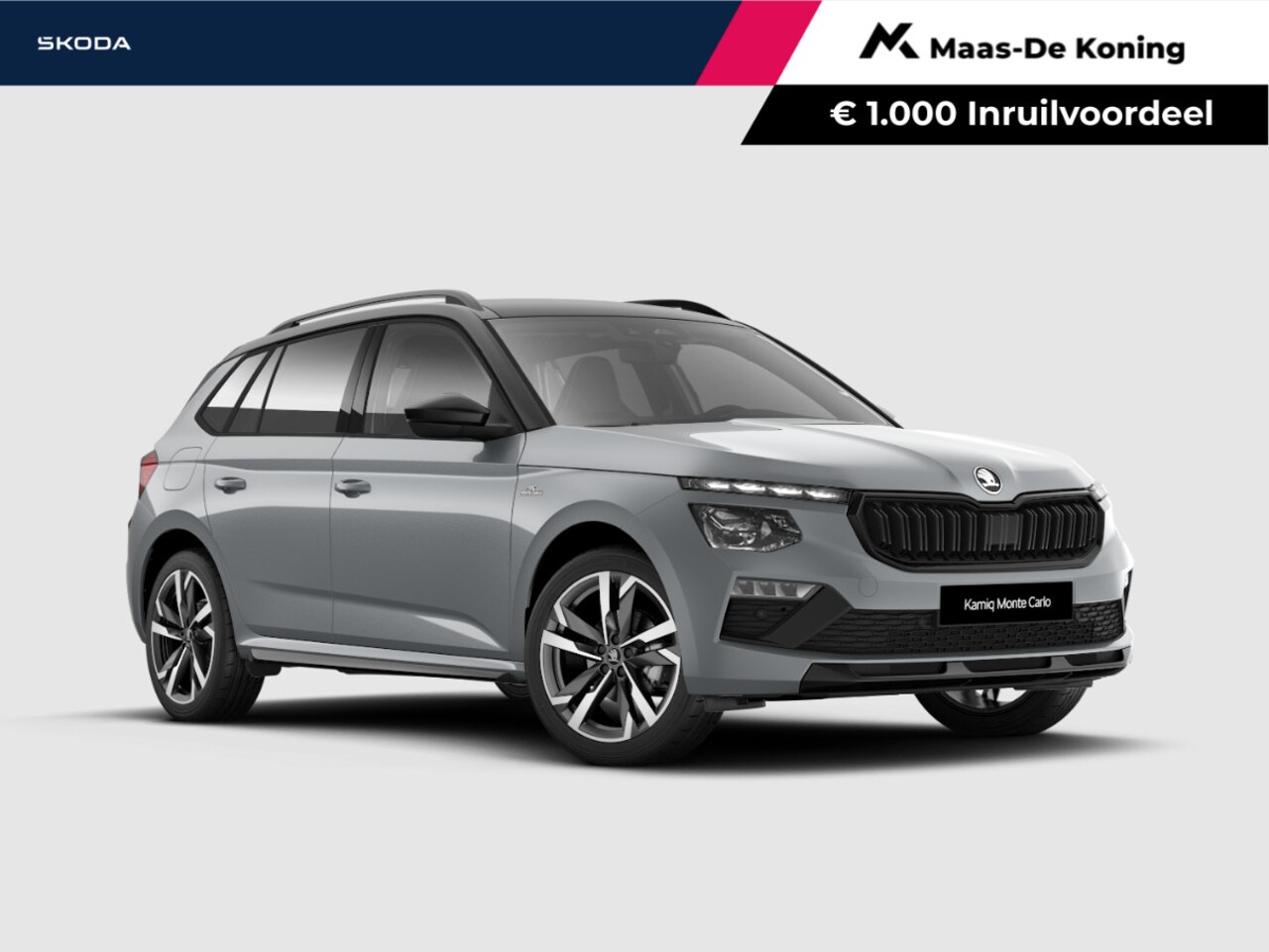 Skoda Kamiq - Monte Carlo 1.0 TSI 85 kW / 115 PK SUV 6 versn. hand. | Winterpakket | Wegklapbare trekha - AutoWereld.nl