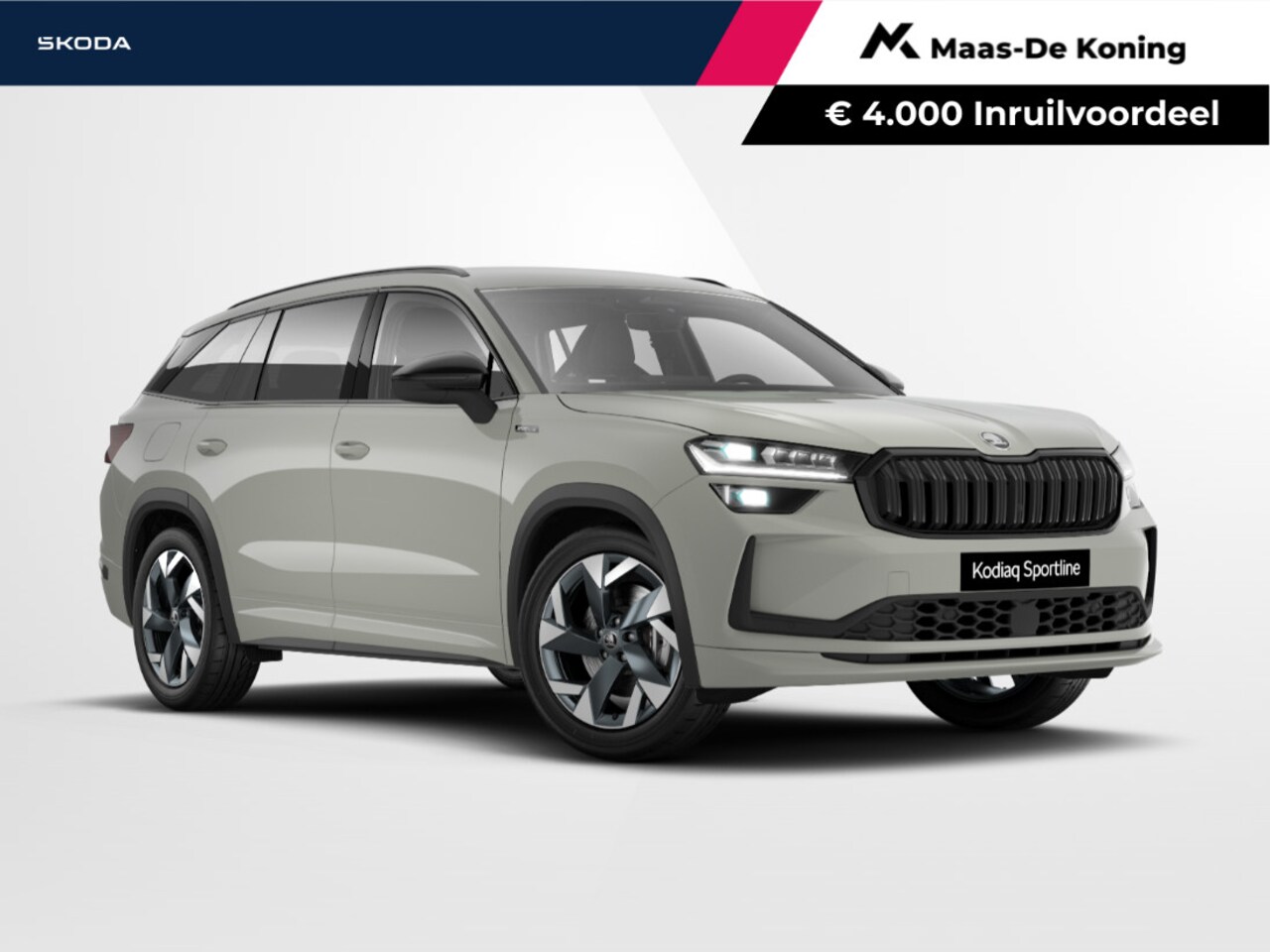 Skoda Kodiaq - Sportline Business 1.5 TSI PHEV 150 kW / 204 PK | Steel Grey | 19'' tirsuli aero velgen | - AutoWereld.nl