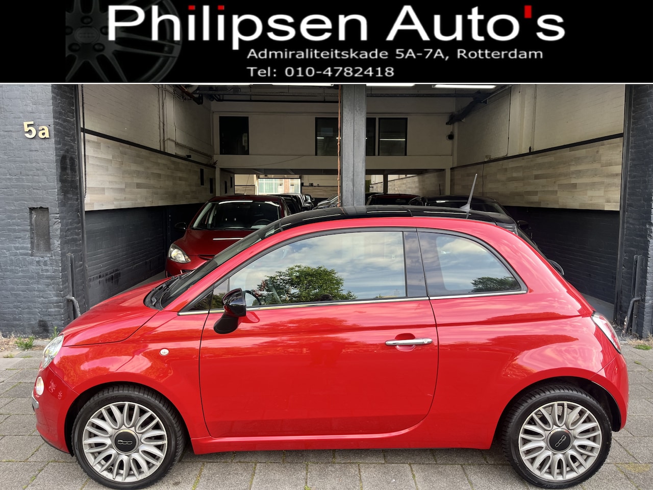 Fiat 500 - 0.9 Turbo Cult Leer Pano - AutoWereld.nl