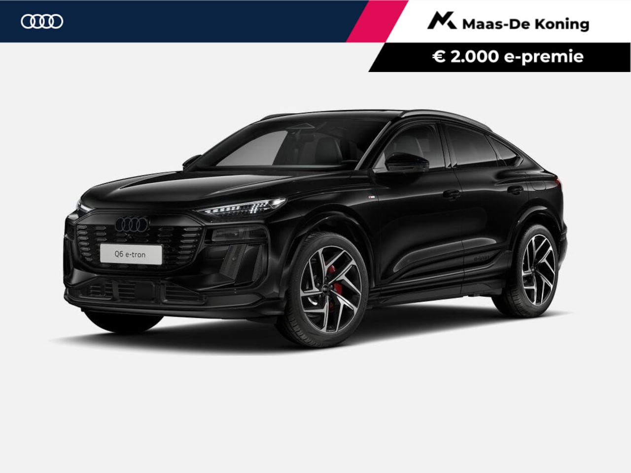 Audi Q6 Sportback e-tron - S edition performance 100 kWh 306 PK · Glazen panoramadak · Tech pro · Adaptieve luchtveri - AutoWereld.nl