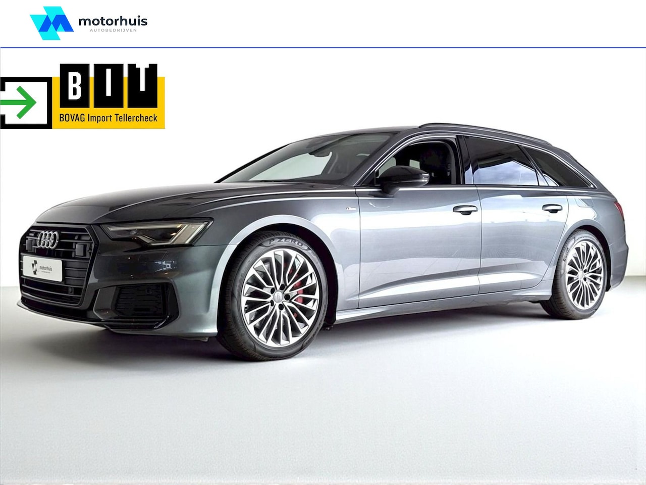 Audi A6 Avant - 55 TFSI e quattro 367pk S tronic Competition AUTOMAAT LED STOELV CAMERA VIRTUAL TREKHAAK { - AutoWereld.nl