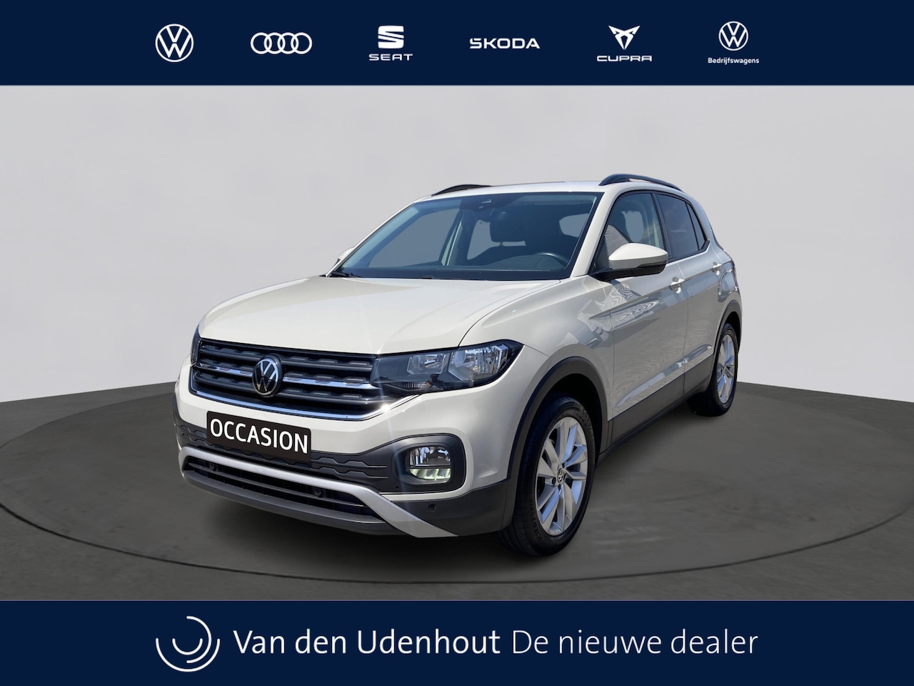Volkswagen T-Cross - 1.0 TSI Life Android/Carplay | Acc | Ascot Grey | 16"Lm - AutoWereld.nl
