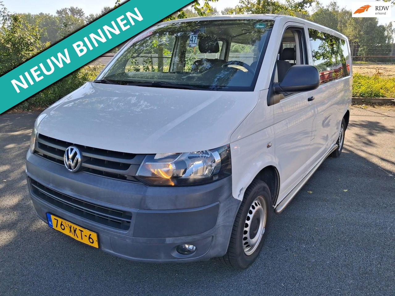 Volkswagen Transporter Kombi - 2.0 TDI L2H1 BM Comfortline 9 PRSN UITVOERING MET AIRCO - AutoWereld.nl