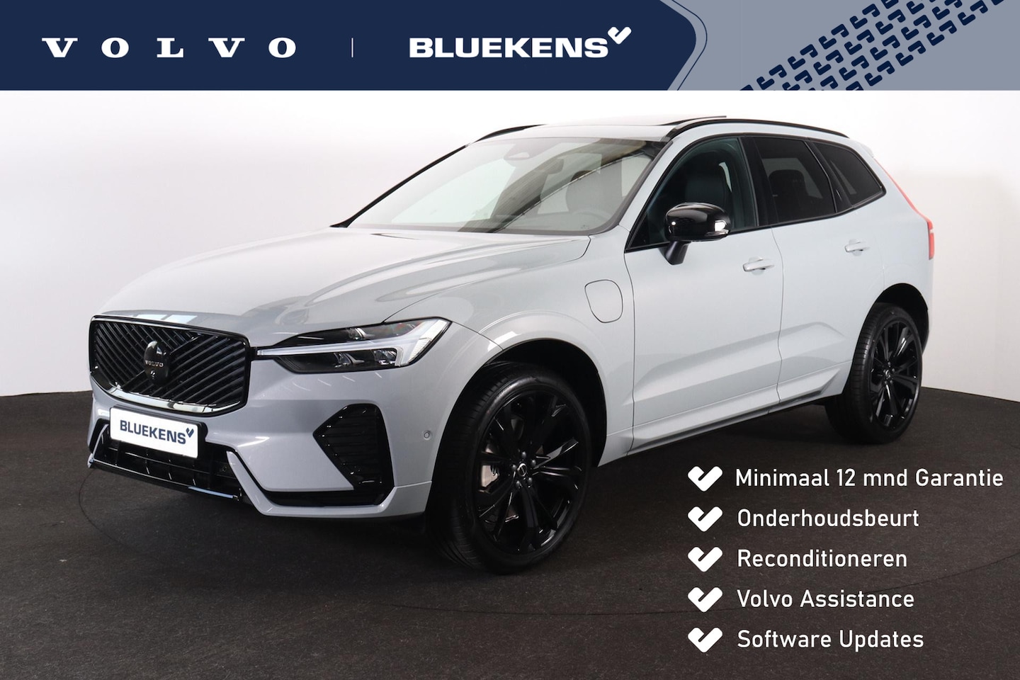 Volvo XC60 - T6 Recharge AWD Plus Black Edition - Panorama/schuifdak - IntelliSafe Assist & Surround - - AutoWereld.nl