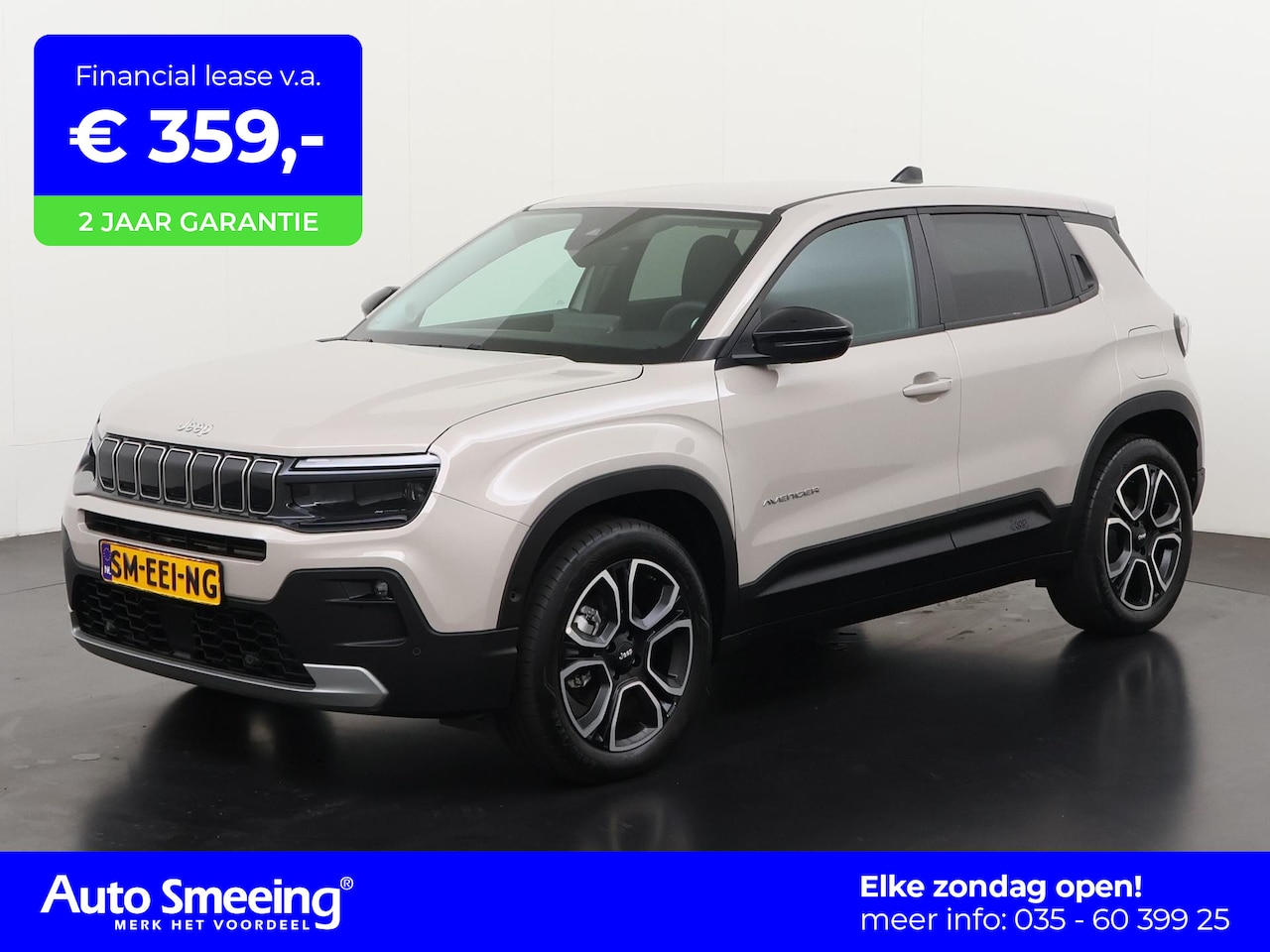 Jeep Avenger - Summit 54 kWh 3 fase | SOH 97% | Camera | Carplay | Blind spot | Zondag open! - AutoWereld.nl