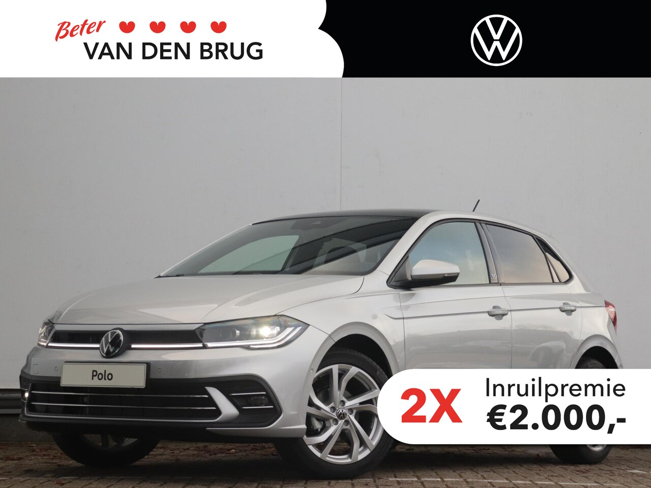 Volkswagen Polo - 50 Edition 1.0 TSI 70 kW / 95 PK DSG | Panorama | Keyless | Stoelverwarming | Camera | Dig - AutoWereld.nl