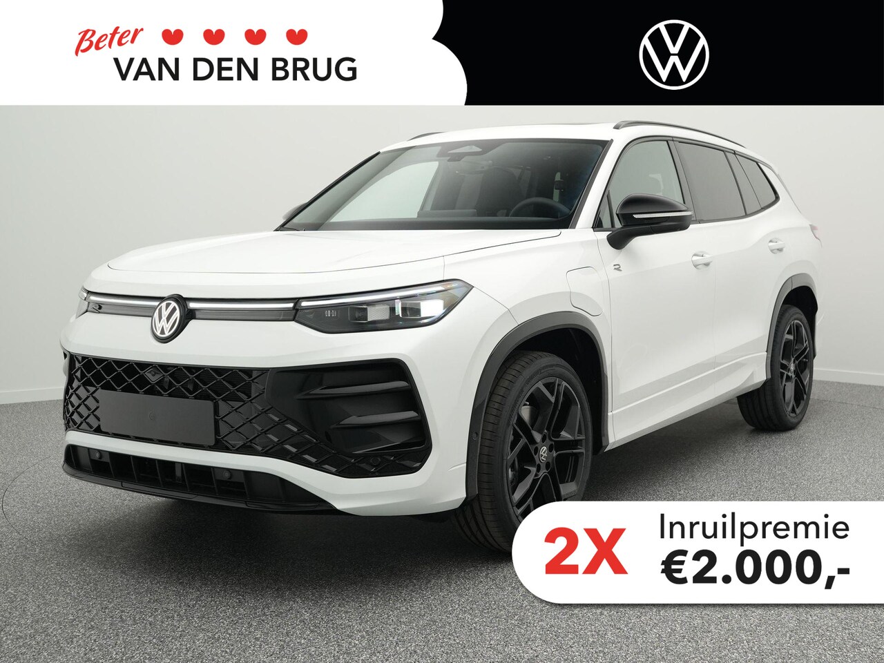 Volkswagen Tayron - R-Line Edition 1.5 eHybrid 204 PK | Trekhaak | 360 Camera | Panorama | Head Up | Black Sty - AutoWereld.nl