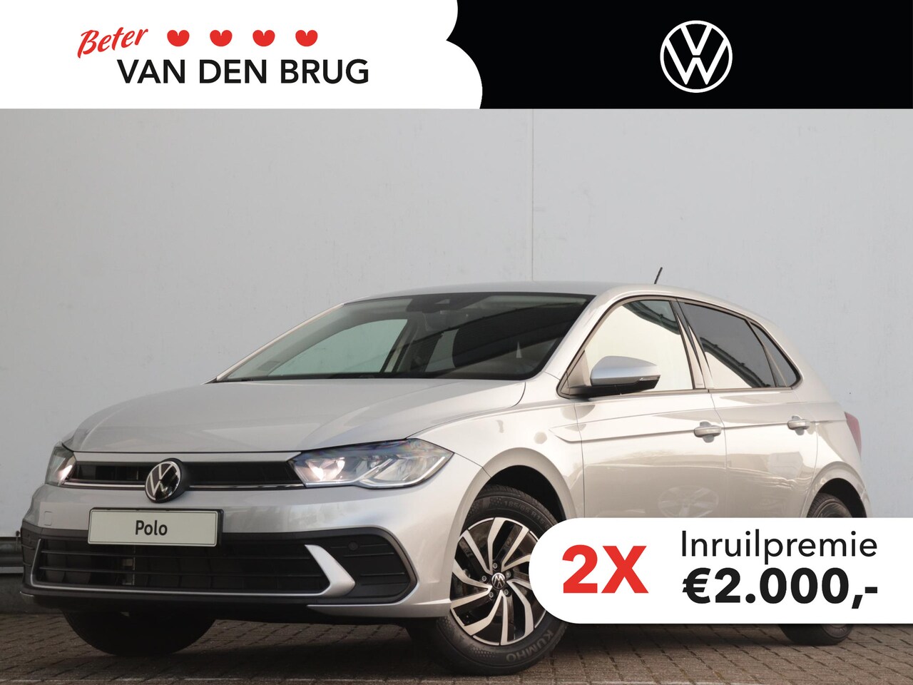 Volkswagen Polo - Life Edition 1.0 TSI 95 PK | Achteruitrijcamera | LED | Parkeersensoren | 15 inch LMV | - AutoWereld.nl