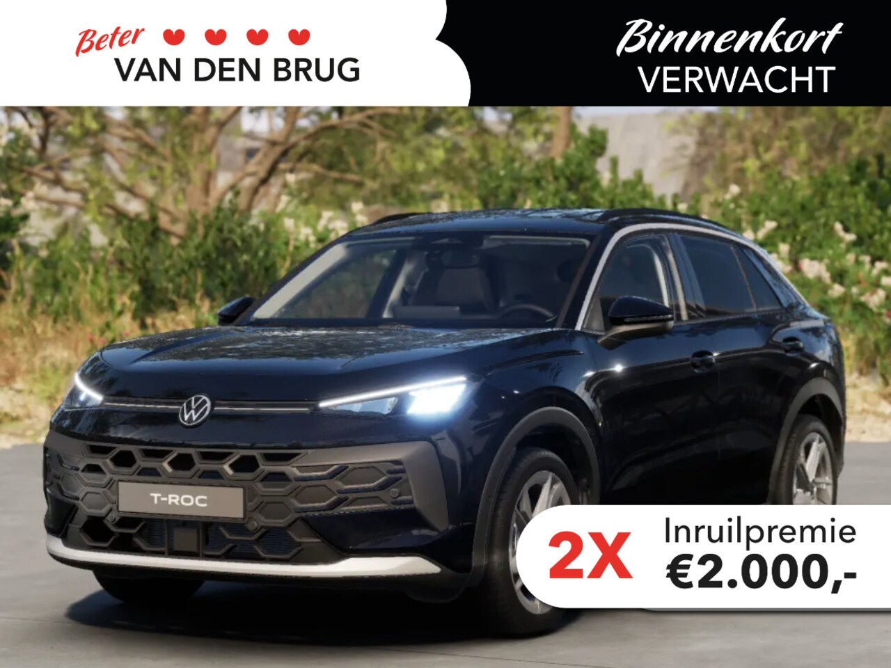 Volkswagen T-Roc - 1.5 eTsi Life First Edition | Trekhaak | Navigatie | Camera | ACC | LED | Digitale Cockpit - AutoWereld.nl