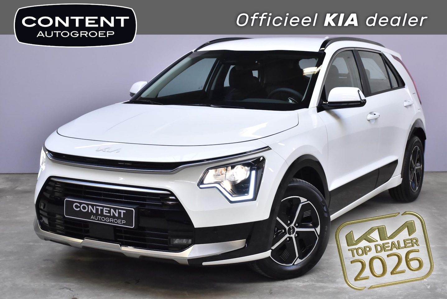 Kia Niro - 1.6 GDi Hybrid 138pk DCT6 DynamicLine NIEUW - SNEL LEVERBAAR - AutoWereld.nl