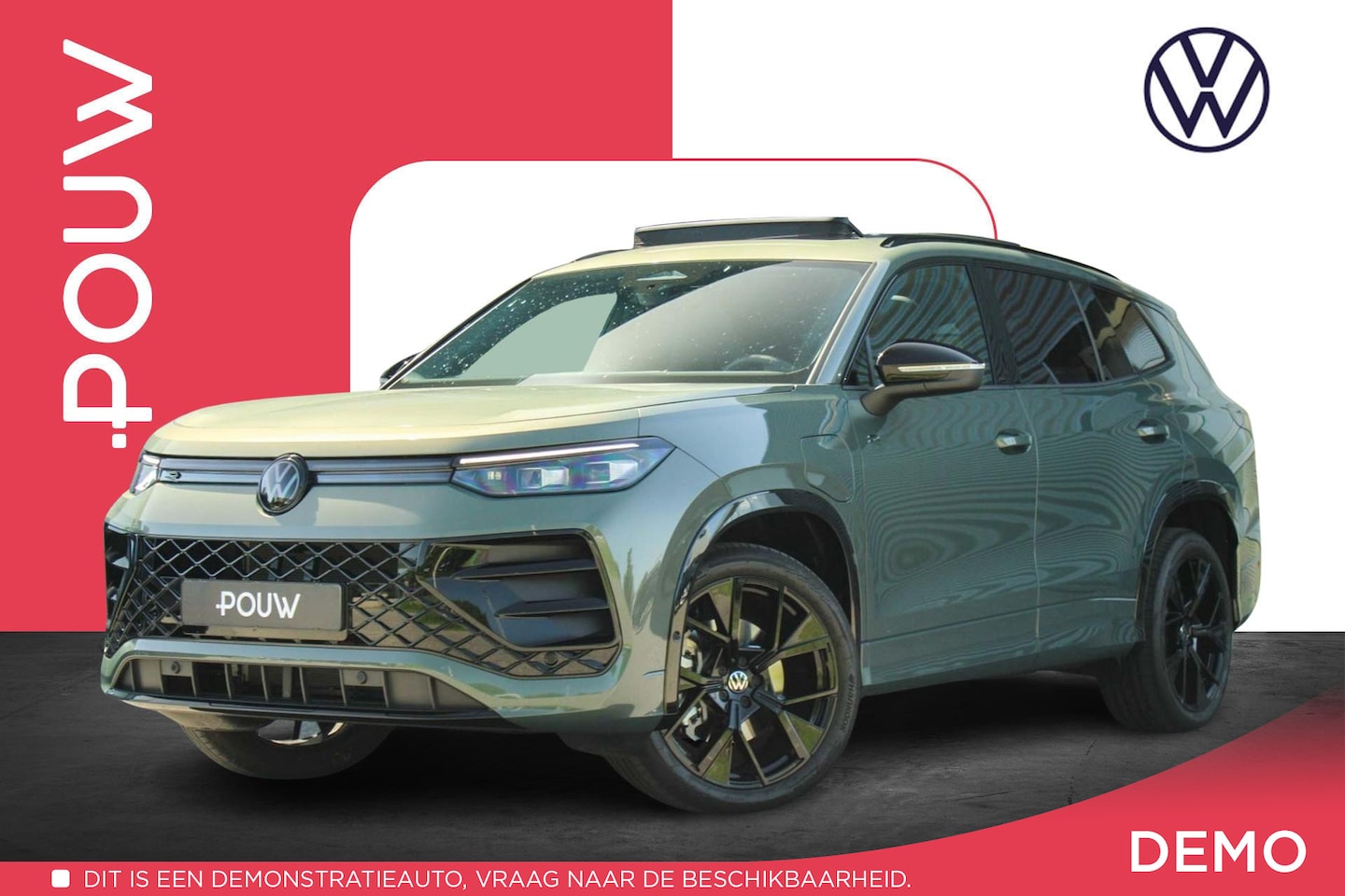 Volkswagen Tayron - 1.5 eHybrid 204pk R-Line Edition | Panoramadak | 20" Velgen - AutoWereld.nl