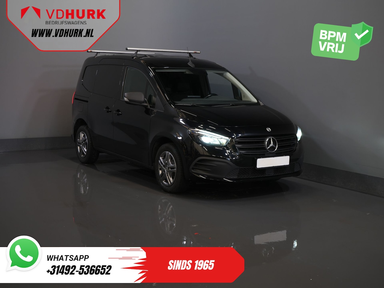 Mercedes-Benz Citan - 112 CDI Aut. 3 Pers./ LED/ Stoelverw./ CarPlay/ Cruise/ Airco/ Dakdragers - AutoWereld.nl