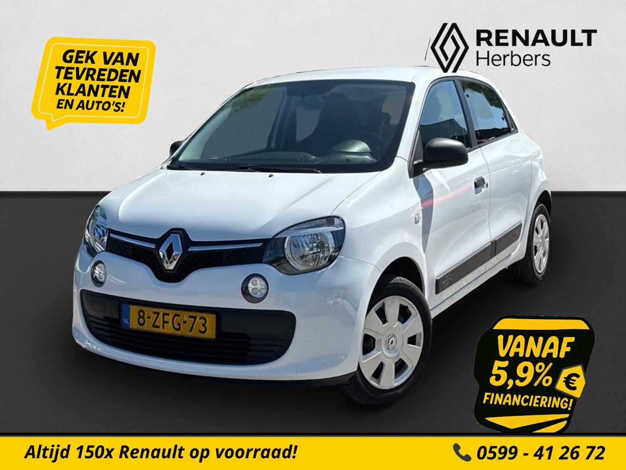 Renault Twingo - 1.0 SCe Authentique CRUISE / BLUETOOTH / AIRCO - AutoWereld.nl