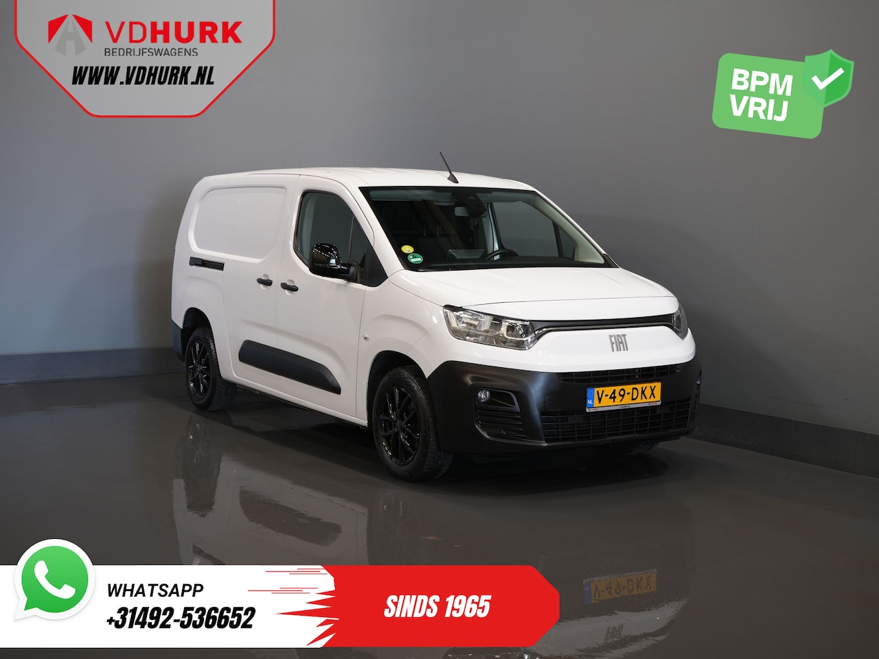 Fiat Doblò - 1.5D 130 pk L2 Riem.V.V/ CarPlay/ Navi/ Camera/ PDC/ LMV/ Cruise/ Airco - AutoWereld.nl