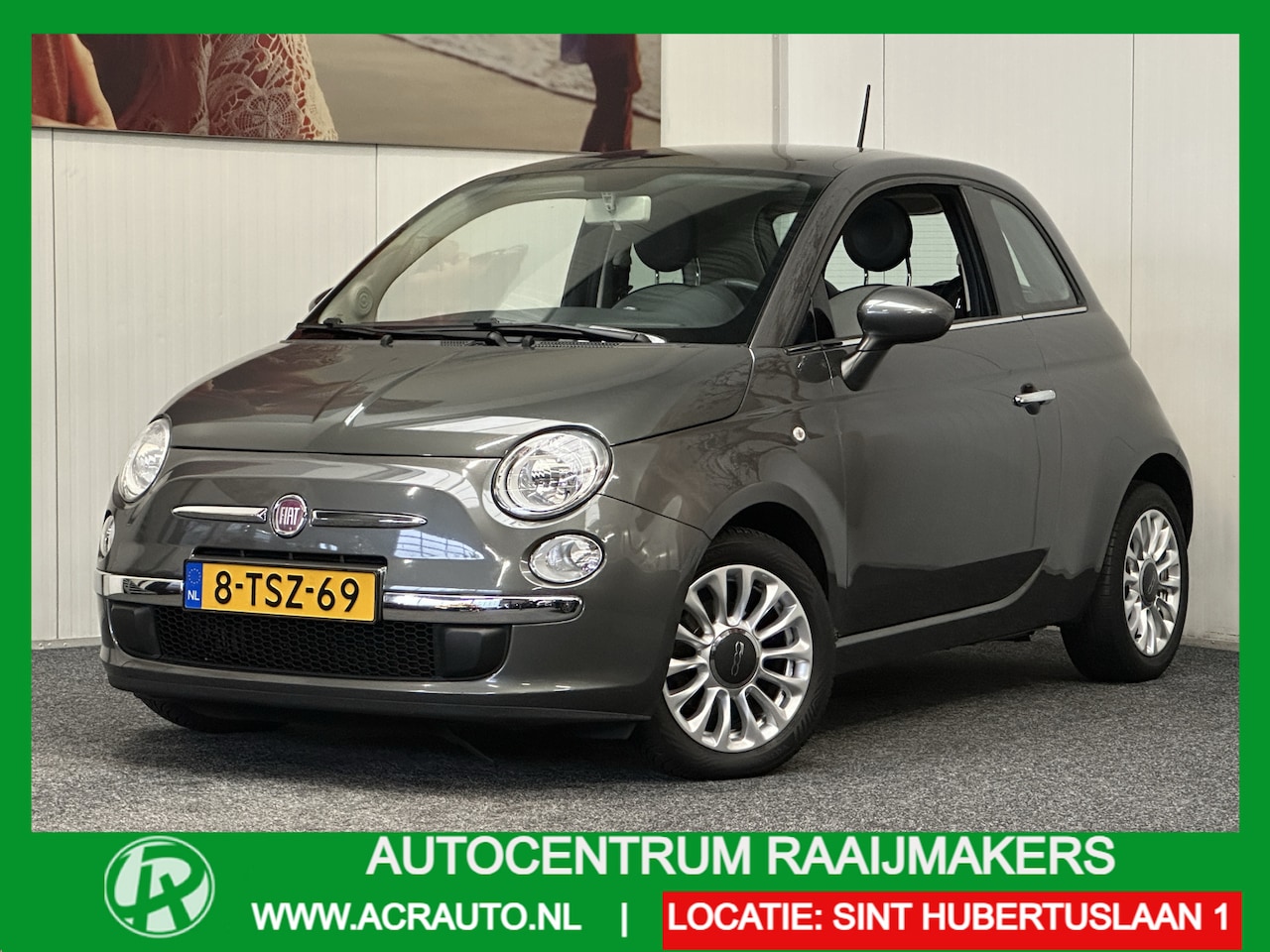 Fiat 500 - 0.9 TWIN AIR TURBO LOUNGE PANORAMADAK AIRCO PANORAMADAK BLUETOOTH TELEFOON MEDIA VOORBEREI - AutoWereld.nl