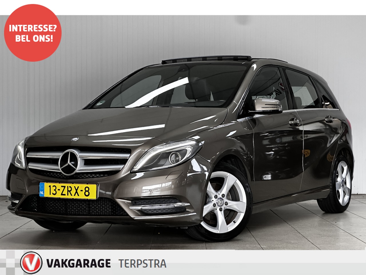 Mercedes-Benz B-klasse - 180 Ambition /AUTOMAAT! /Open Pano-Dak! /Bi-Xenon /Half-Leder /Navi /Airco /Cruise /Elek. - AutoWereld.nl