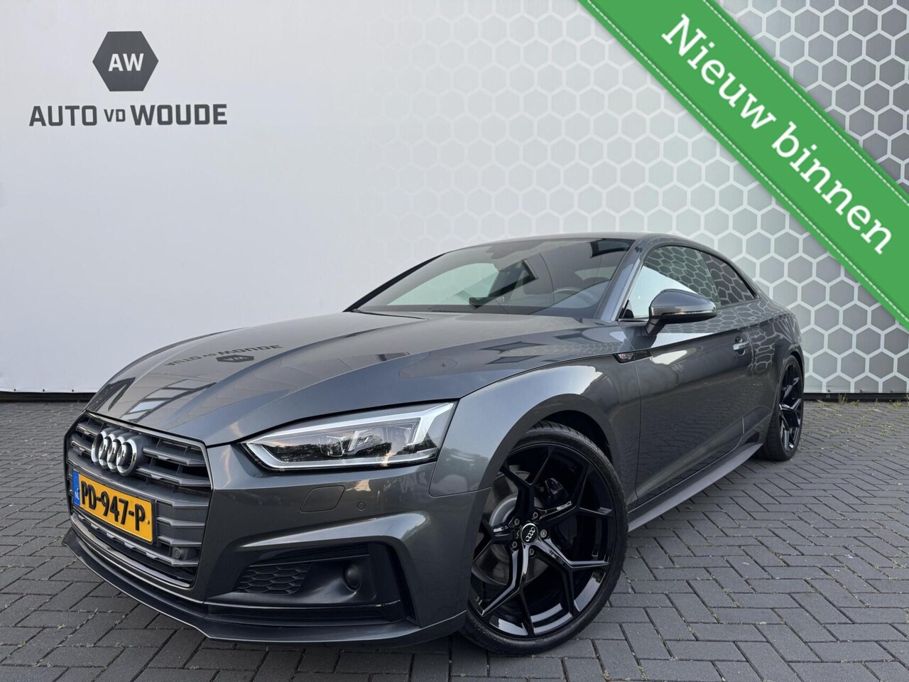 Audi A5 Coupé - 2.0 TFSI Quattro Black pack S-line LED Leer - AutoWereld.nl