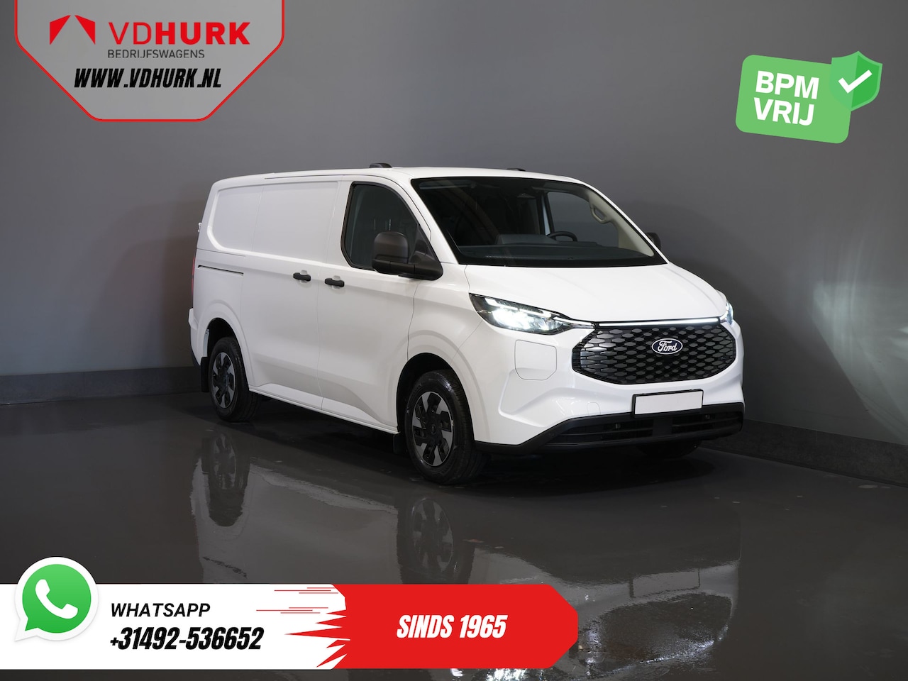 Ford Transit Custom - E-Transit Trend 65 kWh 330 km WLTP Garantie t/m 2029/ LED/ Standkachel/ Snellader/ 2.3t Tr - AutoWereld.nl
