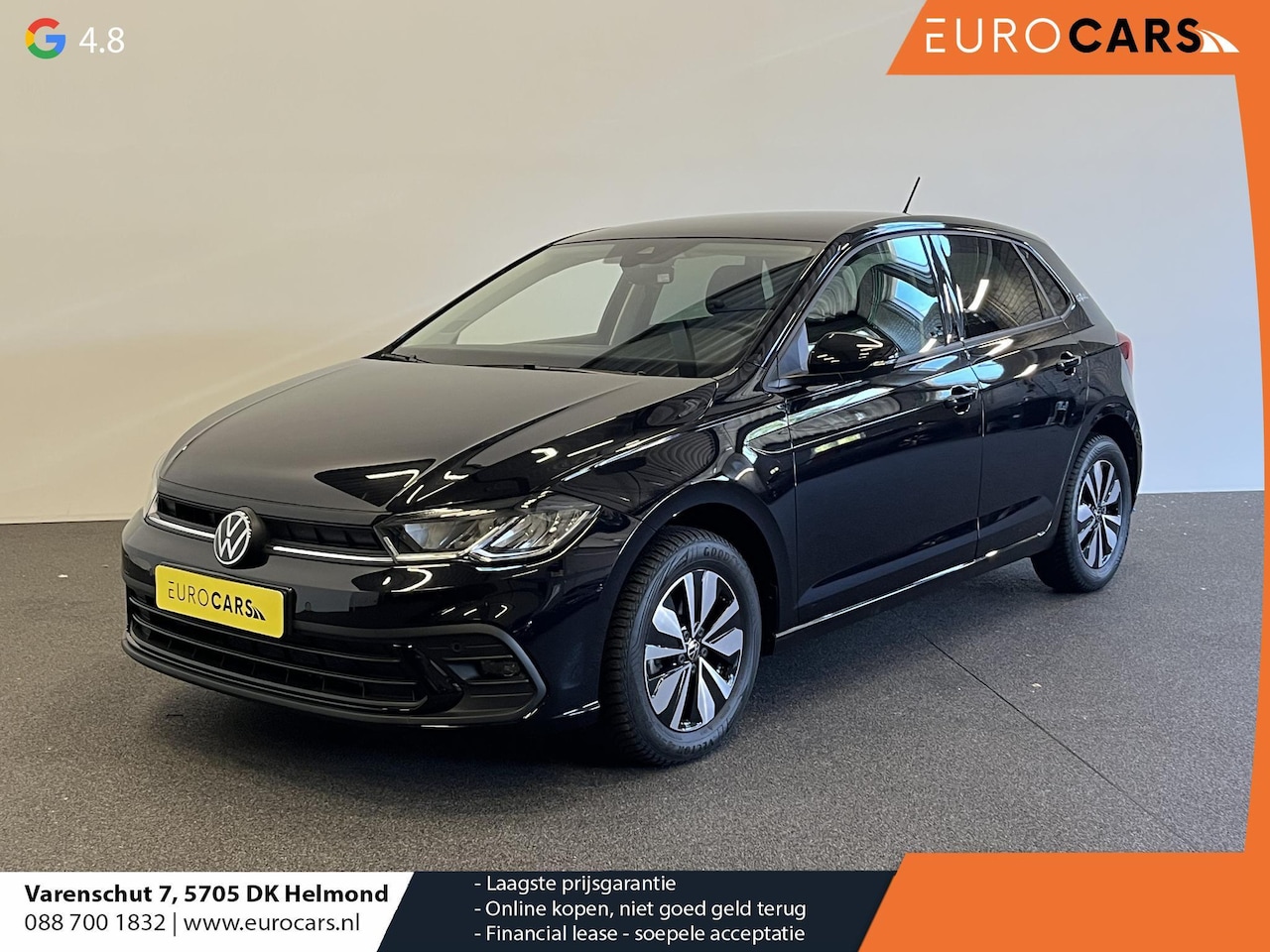 Volkswagen Polo - 1.0 TSI Goal Automaat Navigatie Apple Carplay/Android Auto Parkeersensoren Adaptive Cruise - AutoWereld.nl