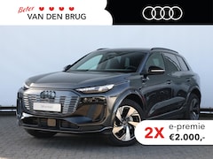 Audi Q6 e-tron - S edition 83Kwh | 252 PK SUV Elektrisch | Sportstoelen met lederen bekleding | Optiek zwar