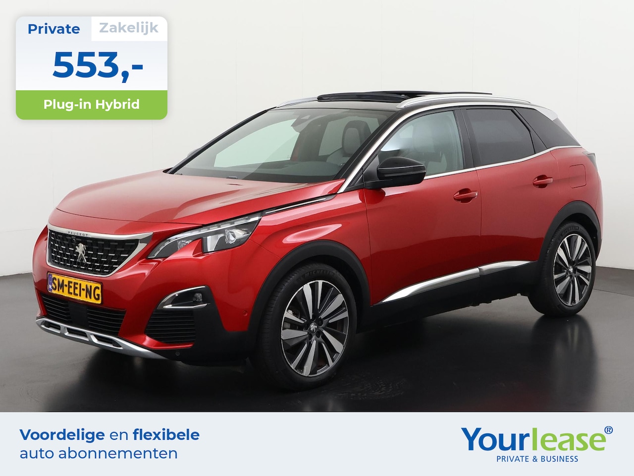 Peugeot 3008 - 1.6 HYbrid4 300 GT | All-in 553,- Private Lease | Direct uit voorraad - AutoWereld.nl