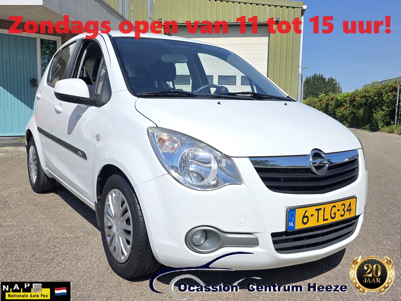 Opel Agila - 1.2 Edition AUTOMAAT! Airco! Apk 4-2027! Zondag OPEN! - AutoWereld.nl