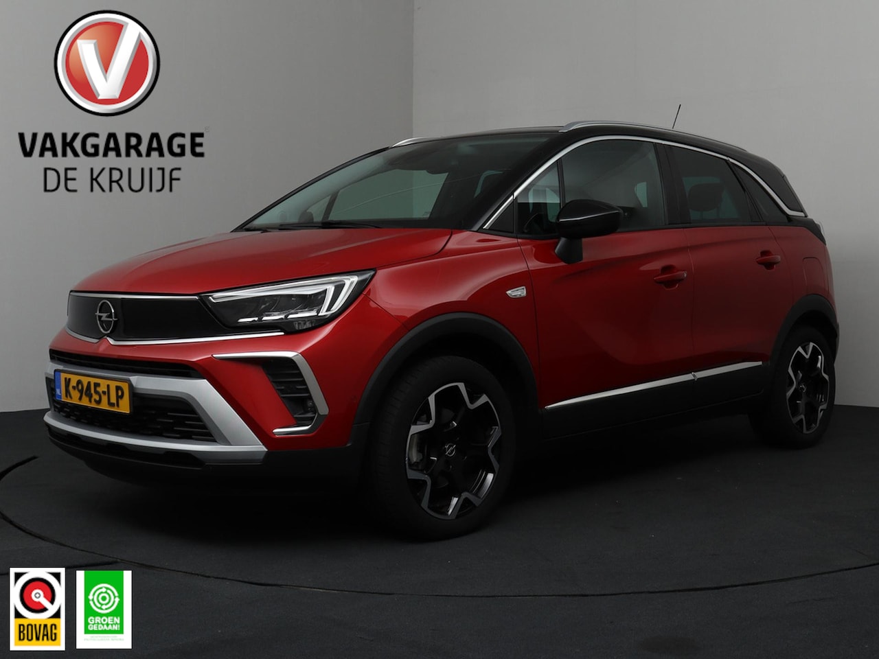 Opel Crossland - 1.2 Turbo Ultimate | Cruise Control | Camera | Panoramadak | Navigatie! - AutoWereld.nl