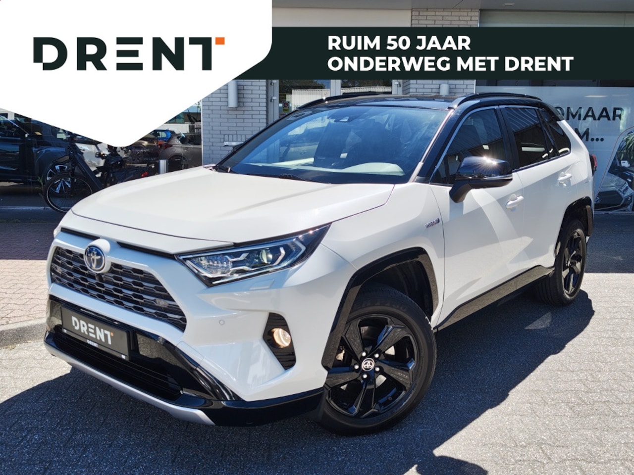 Toyota RAV4 - 2.5 Hybrid AWD Bi-Tone | Trekhaak | Leer | Navi | JBL | 360 cam - AutoWereld.nl