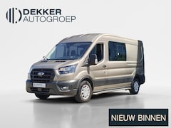 Ford Transit - 350 2.0 TDCI L3H2 DC Trend 6 ZITPLAATSEN | LAT OM LAT | SIDE BARS | Dubbele cabine
