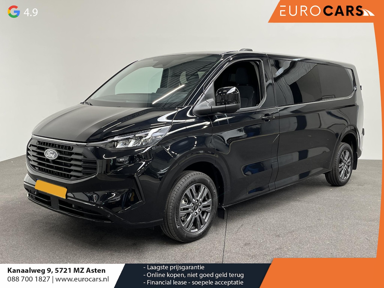 Ford Transit Custom - 300 2.0 TDCI L2H1 Limited Dubbele Cabine Automaat Carplay Airco Navigatie Parkeersensoren - AutoWereld.nl