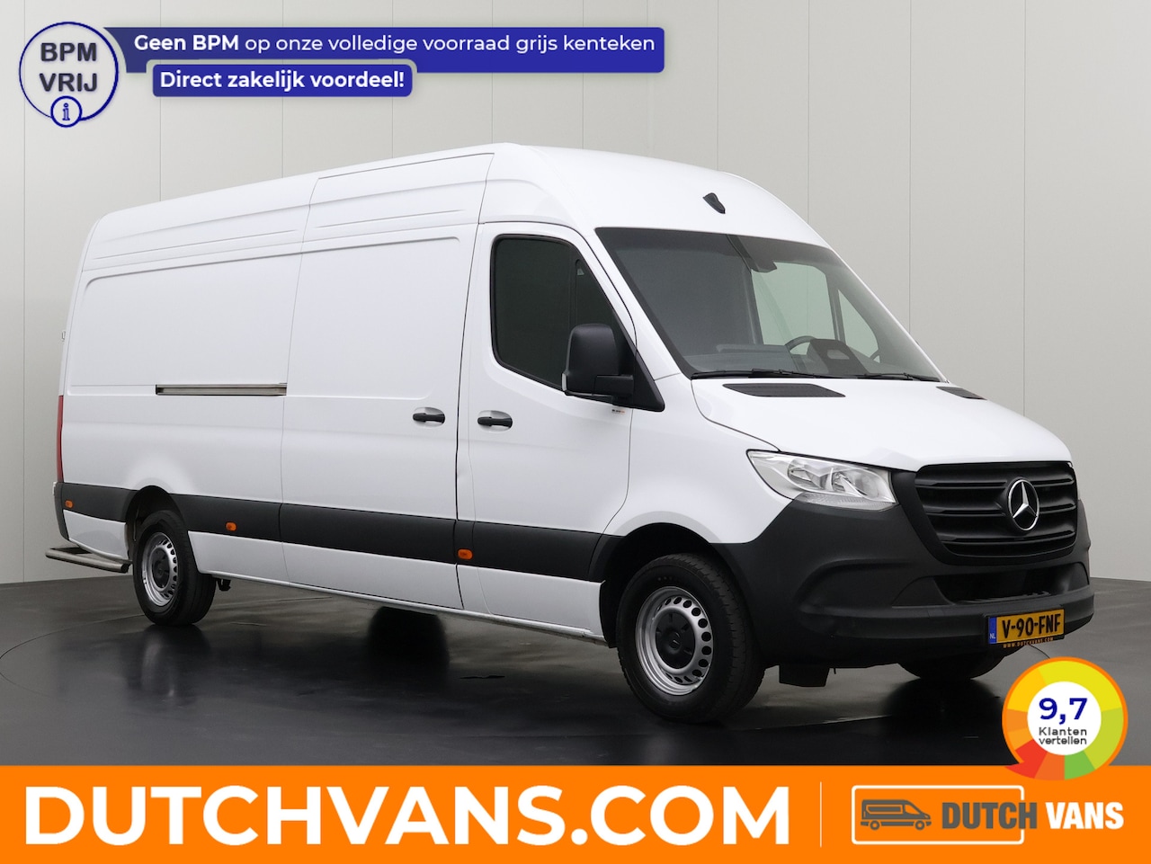 Mercedes-Benz Sprinter - Automaat L3H2 Maxi | Multimedia | Camera | 3-Zits | Airco | Cruise - AutoWereld.nl