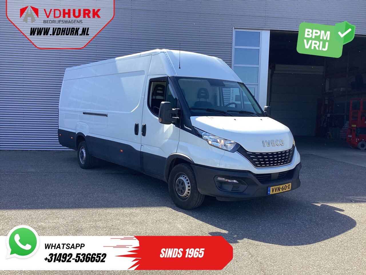 Iveco Daily - 35S16V 2.3 155 pk Aut. L4H2 Gev.Stoel/ 3.5t Trekverm./ 270Gr.deuren/ Carplay/ Camera/ Clim - AutoWereld.nl