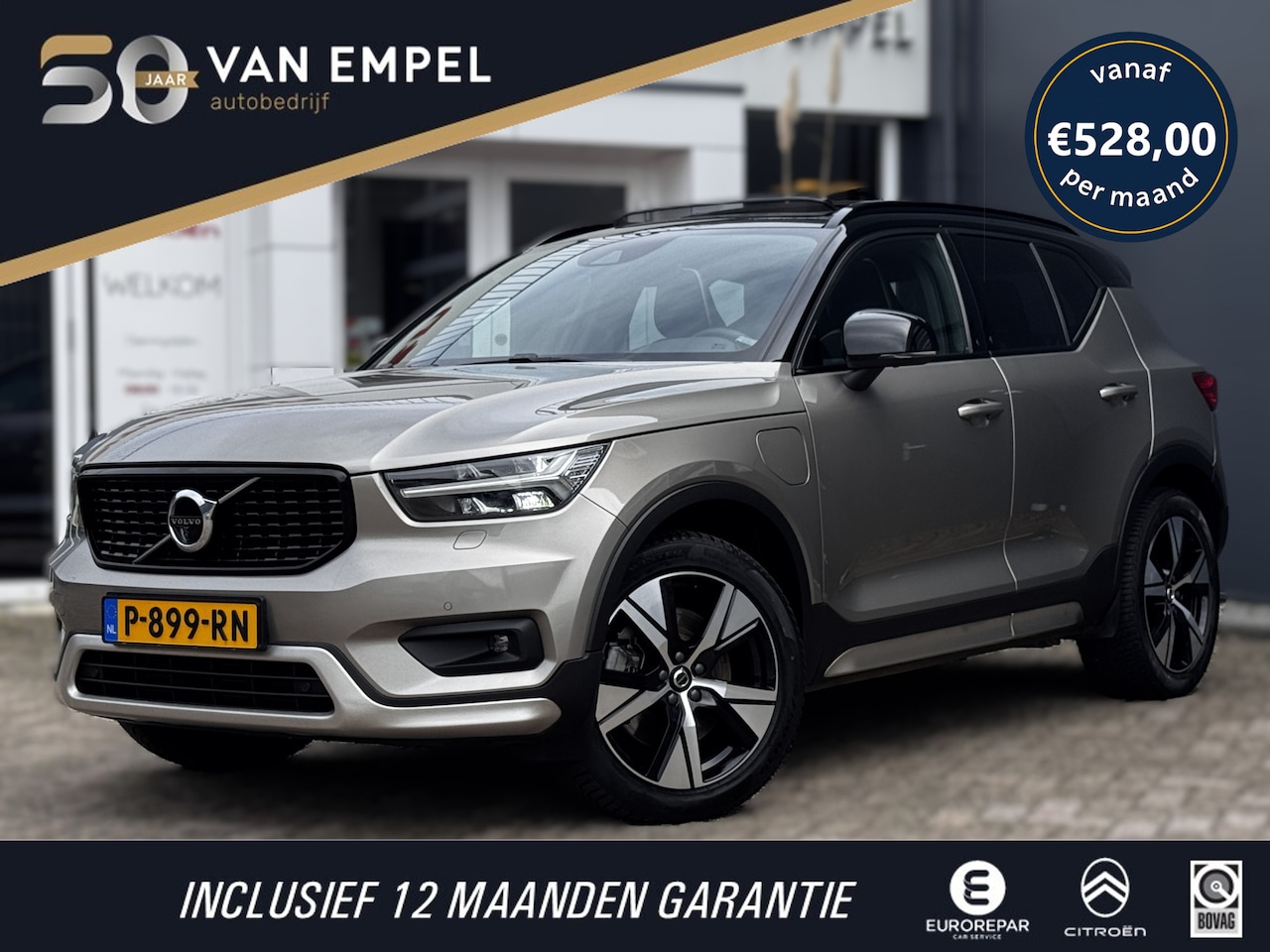 Volvo XC40 - 1.5 T5 Recharge R-Design NL-auto | Schuif- Kanteldak | H&K | Trekhaak | Stoelverwarming | - AutoWereld.nl