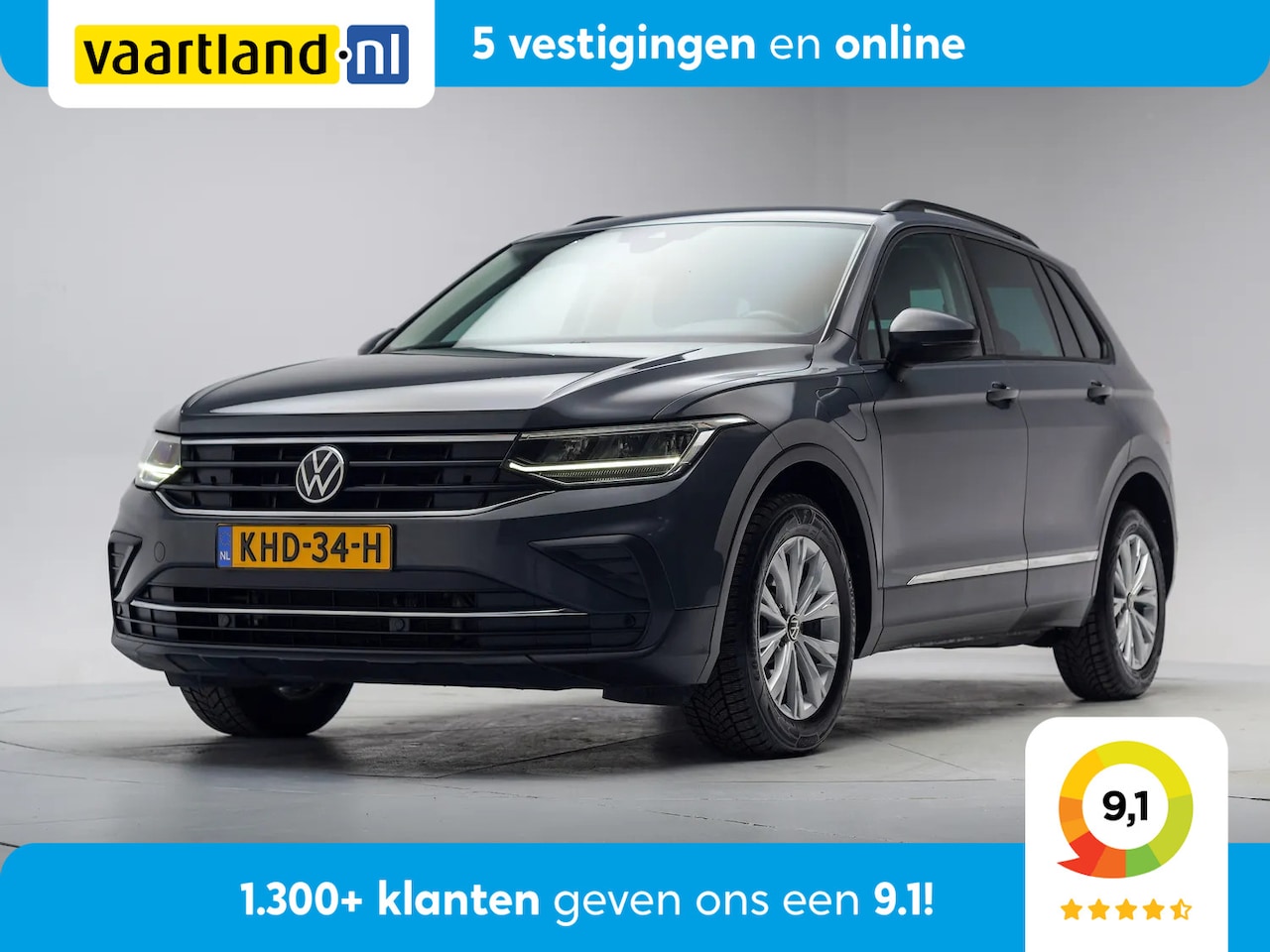 Volkswagen Tiguan - 1.4 TSI eHybrid Life [ LED Virtual Navi Camera Stoelverwarming ] - AutoWereld.nl