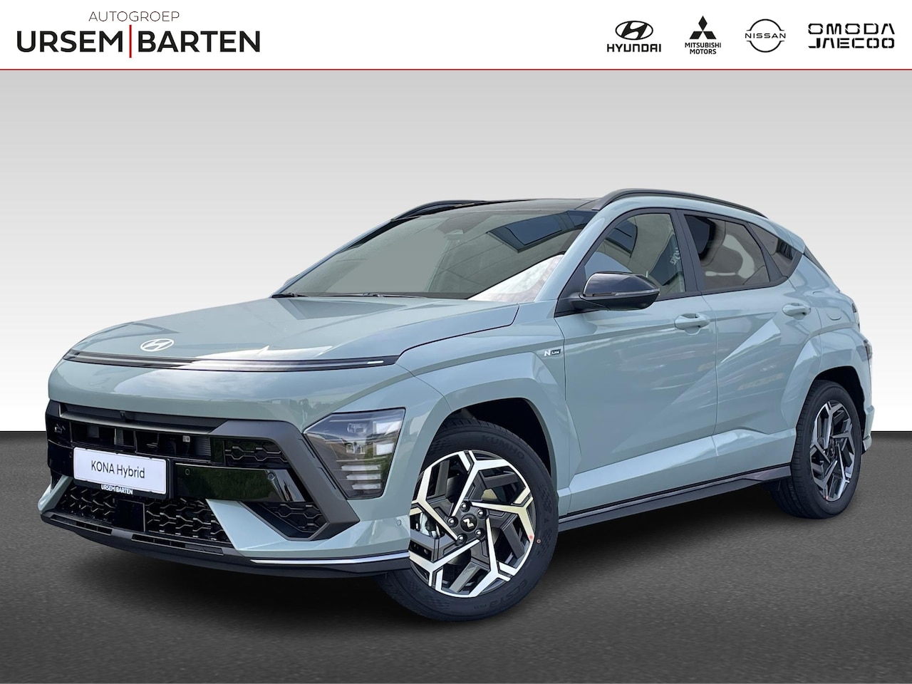 Hyundai Kona - 1.6 GDI HEV N Line Sky VAN €43.495 VOOR €38.495 - AutoWereld.nl