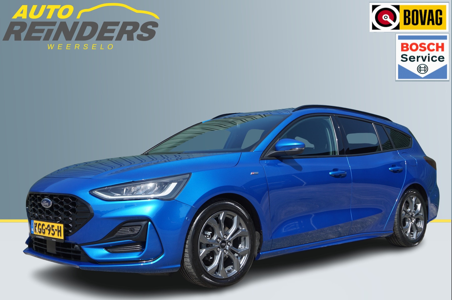 Ford Focus Wagon - 1.0 EcoBoost Hybrid ST Line 155pk Automaat + LED/ Carplay/ Camera/ Schitterend/ Garantie! - AutoWereld.nl