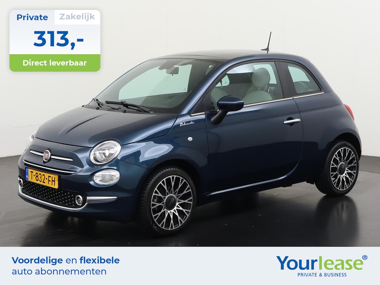 Fiat 500 - 1.0 Hybrid Dolcevita | All-in 313,- Private Lease | Direct uit voorraad - AutoWereld.nl