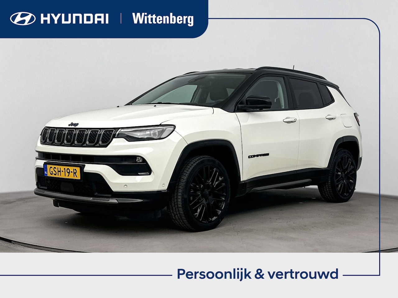 Jeep Compass - 4xe 240 PLUG-IN HYBRID ELECTRIC S | LEDER | 19'' LM VELGEN | TWO TONE | CRUISE ADAPT. | CL - AutoWereld.nl