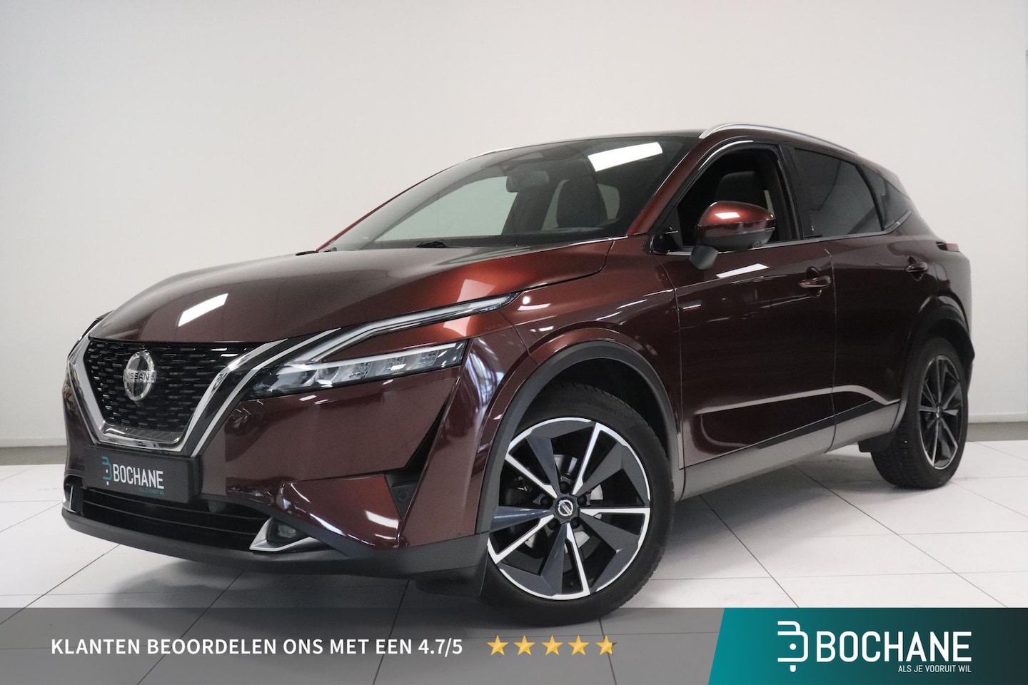 Nissan Qashqai - 1.3 MHEV Xtronic Business Executive | Panoramadak | Matrix LED | Memory | Leder | Head Up - AutoWereld.nl