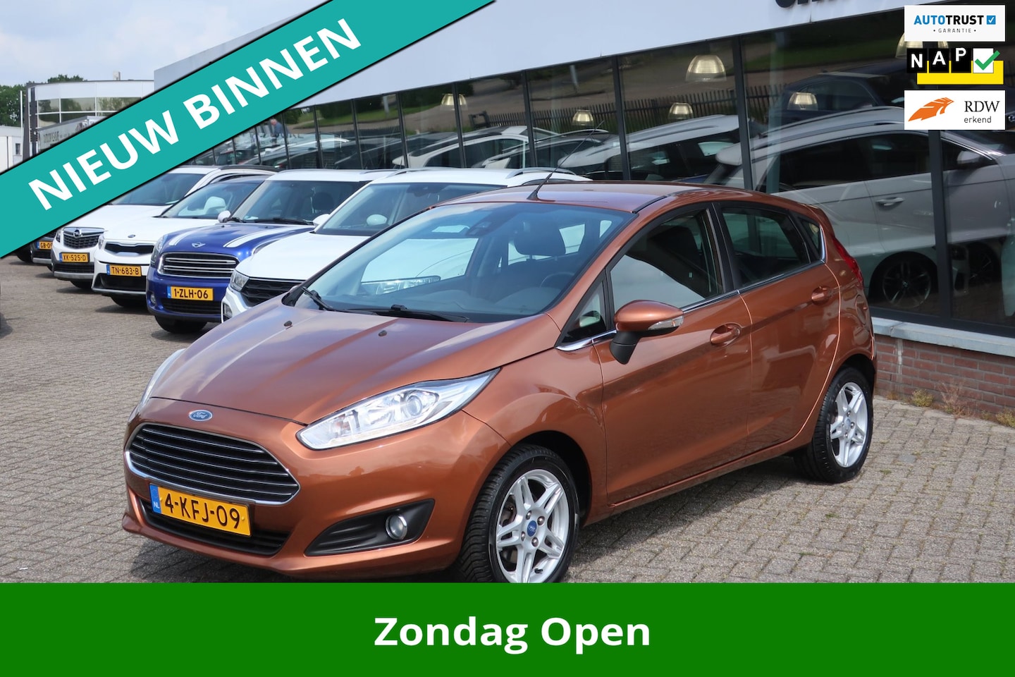Ford Fiesta - 1.0 EcoBoost Titanium. 2eEigenaar_PDC_NAP_LED_CRUISE_AIRCO - AutoWereld.nl