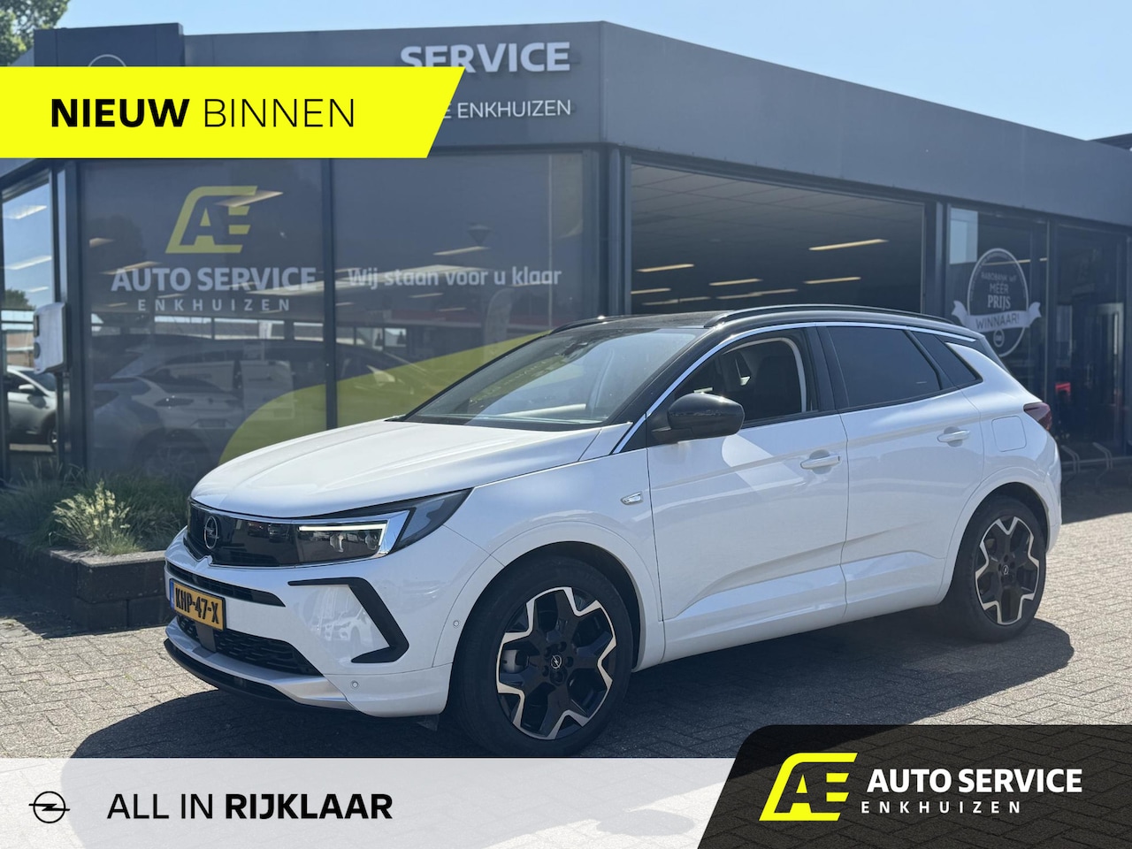 Opel Grandland - 1.6 Turbo Plug-In Hybrid 4x4 Ultimate Als nieuw! Incl. garantie en beurt | 300pk! | Full L - AutoWereld.nl